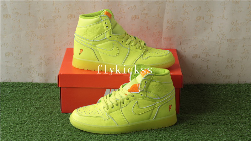 Authentic Air Jordan 1 OG High Lemon Lime Gatorade